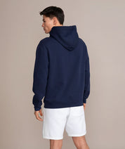 Classic Joe Heavyweight Hoodie by Golds Gym Navy Blue Backside