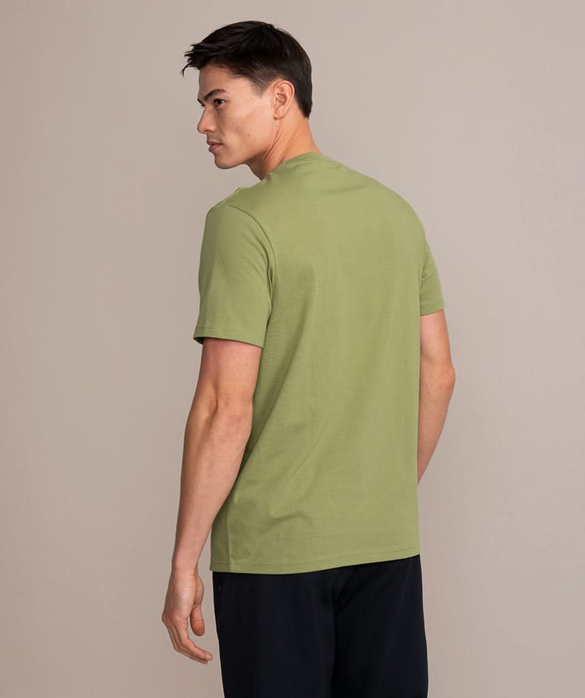 army green tshirt for men in gym