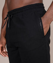 black-athletic-gym-shorts-for-men-side-view