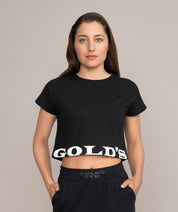 black crop top for women