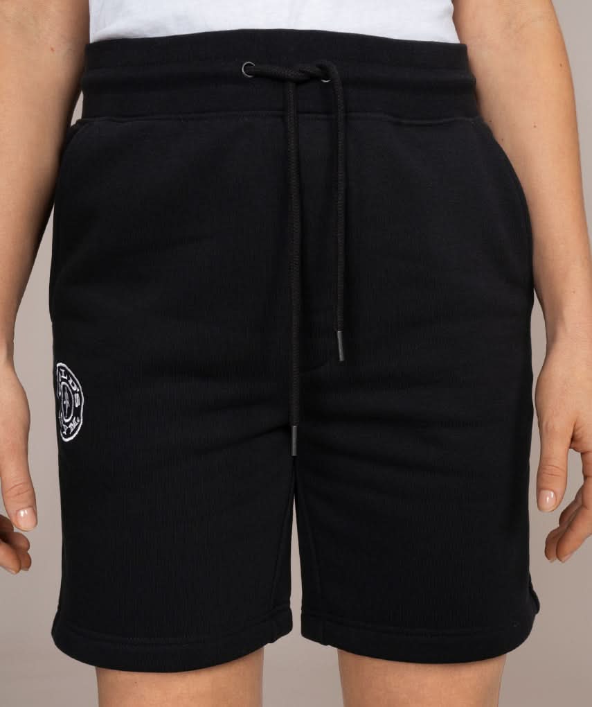 black gym shorts
