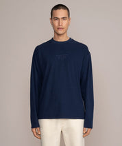blue golds gym long sleeve shirt for men