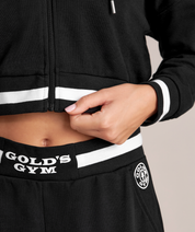 crop top hoodie for women closeup