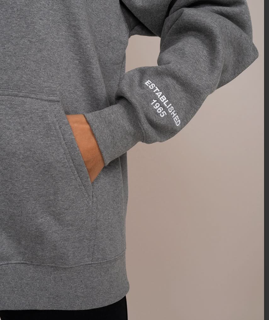 embroidered 1965 lux hoodie