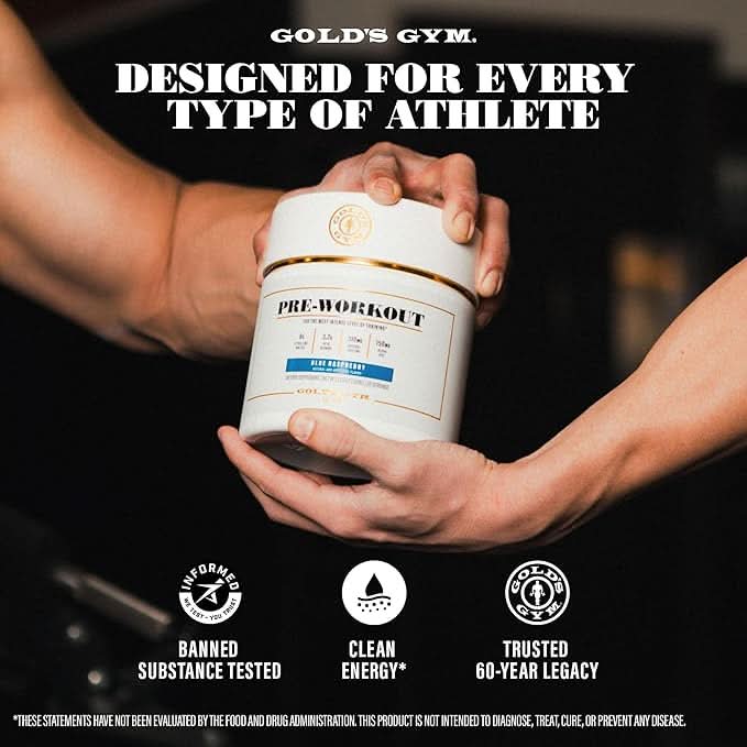Golds_Gym_Pre-Workout_Powder_-_Blue Raspberry nutritional benefits