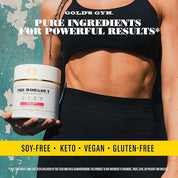 Golds_Gym_Pre-Workout_Powder_-_Blue Raspberry nutritional benefits