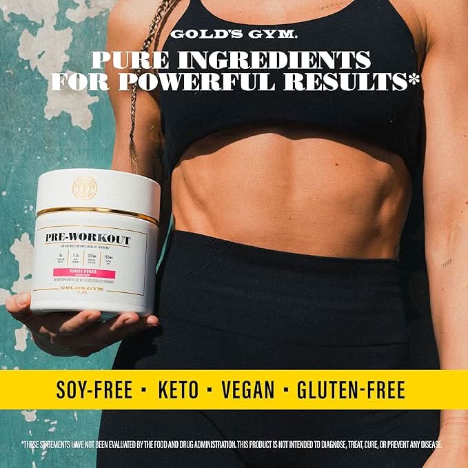 Golds_Gym_Pre-Workout_Powder_-_Blue Raspberry nutritional benefits