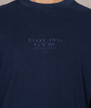 golds gym established 1965 blue shirt