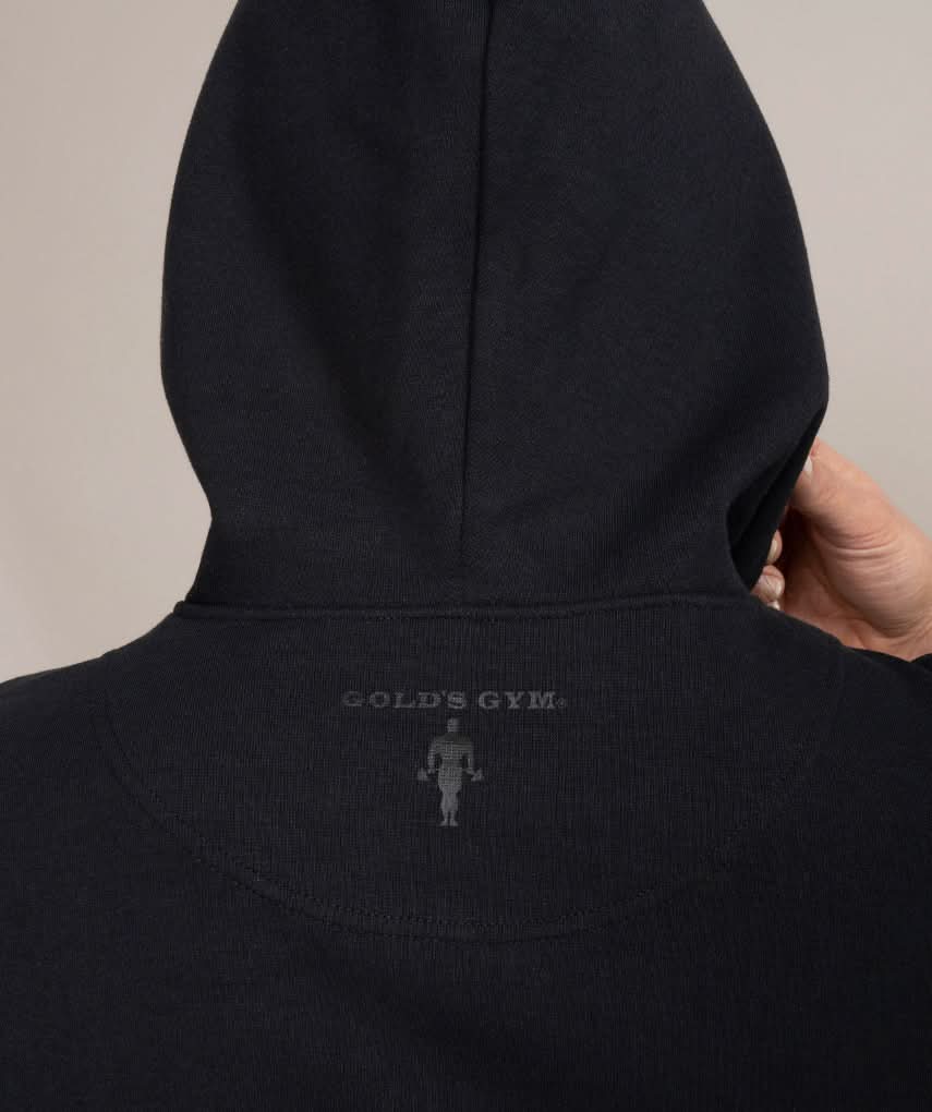golds gym hoodie for women in black