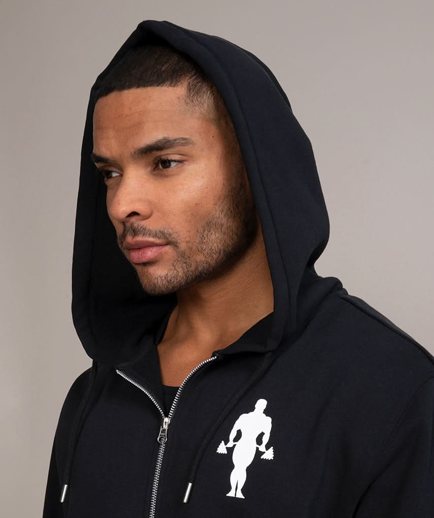 hood image of heavy weight fitness hoodie