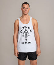 mens stringer tank top gym shirt gray