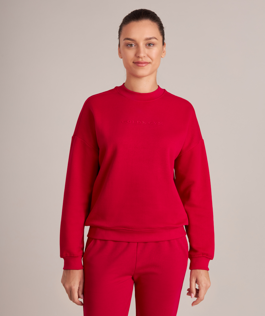 red tennis sweater for women