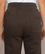 single pocket brown sweat pants
