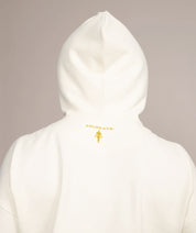 white athletic hoodie for women