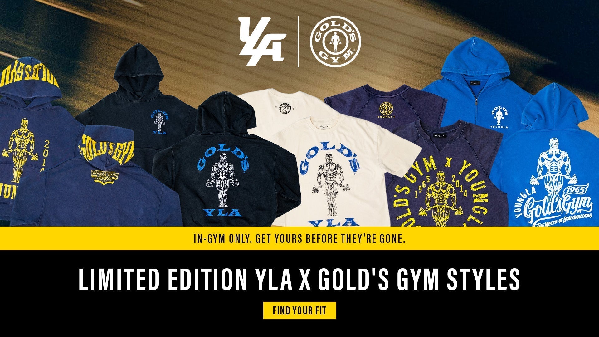 YoungLA X Gold's Gym | Limited Edition Gym Apparel