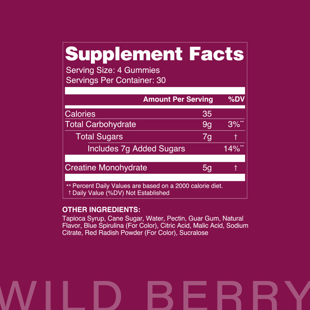 Gold's Gym® Creatine Gummies