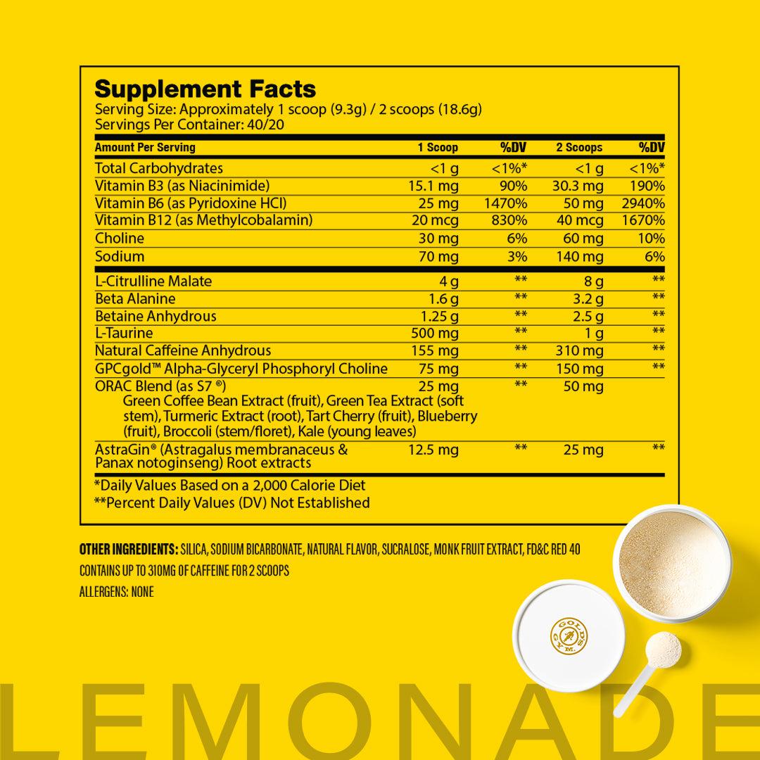 Gold's Gym® Pre-Workout Powder