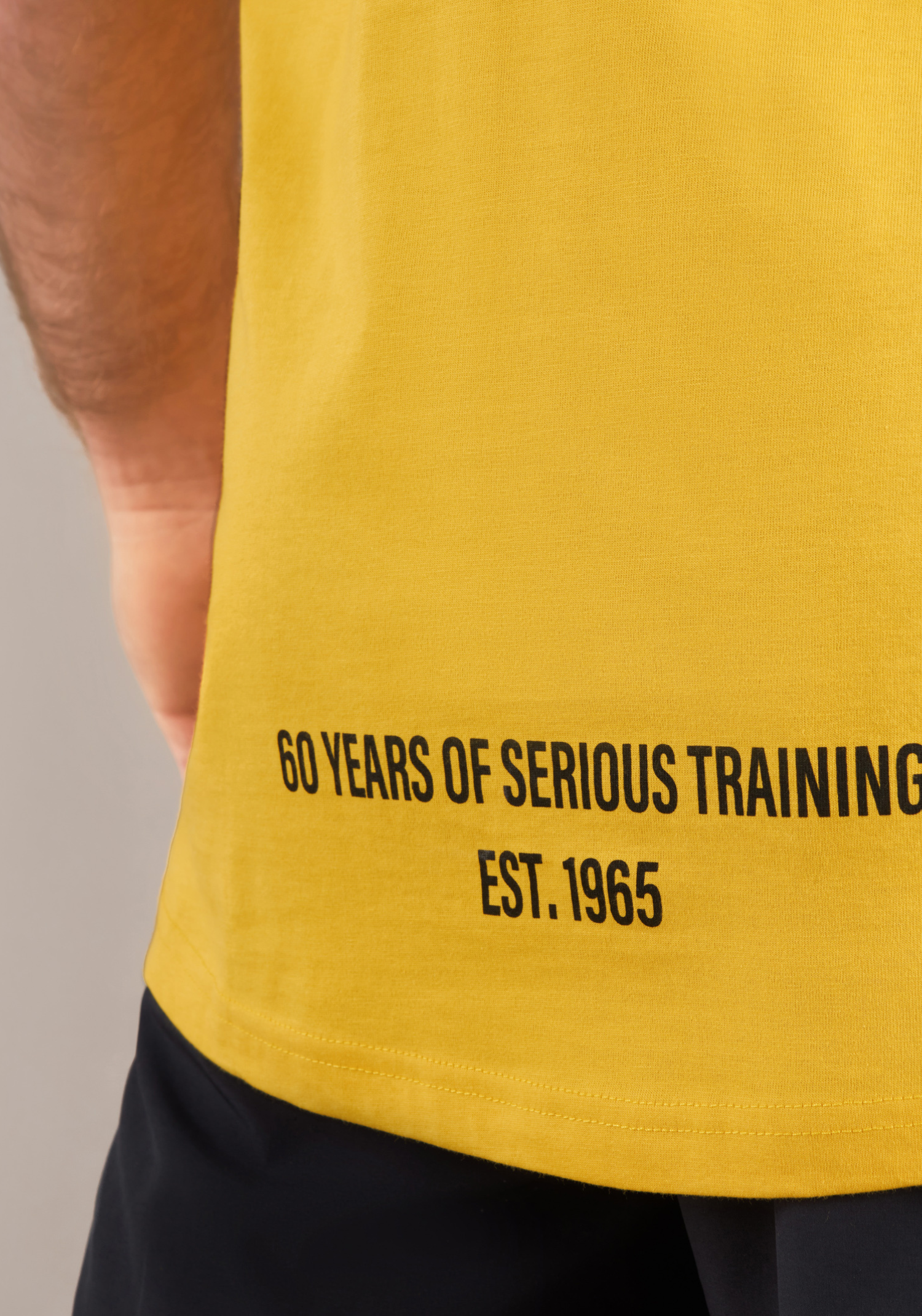 Gold's Gym - 70s Yellow Vintage Bodybuilder Stringer - (60th Anniversary Collection)