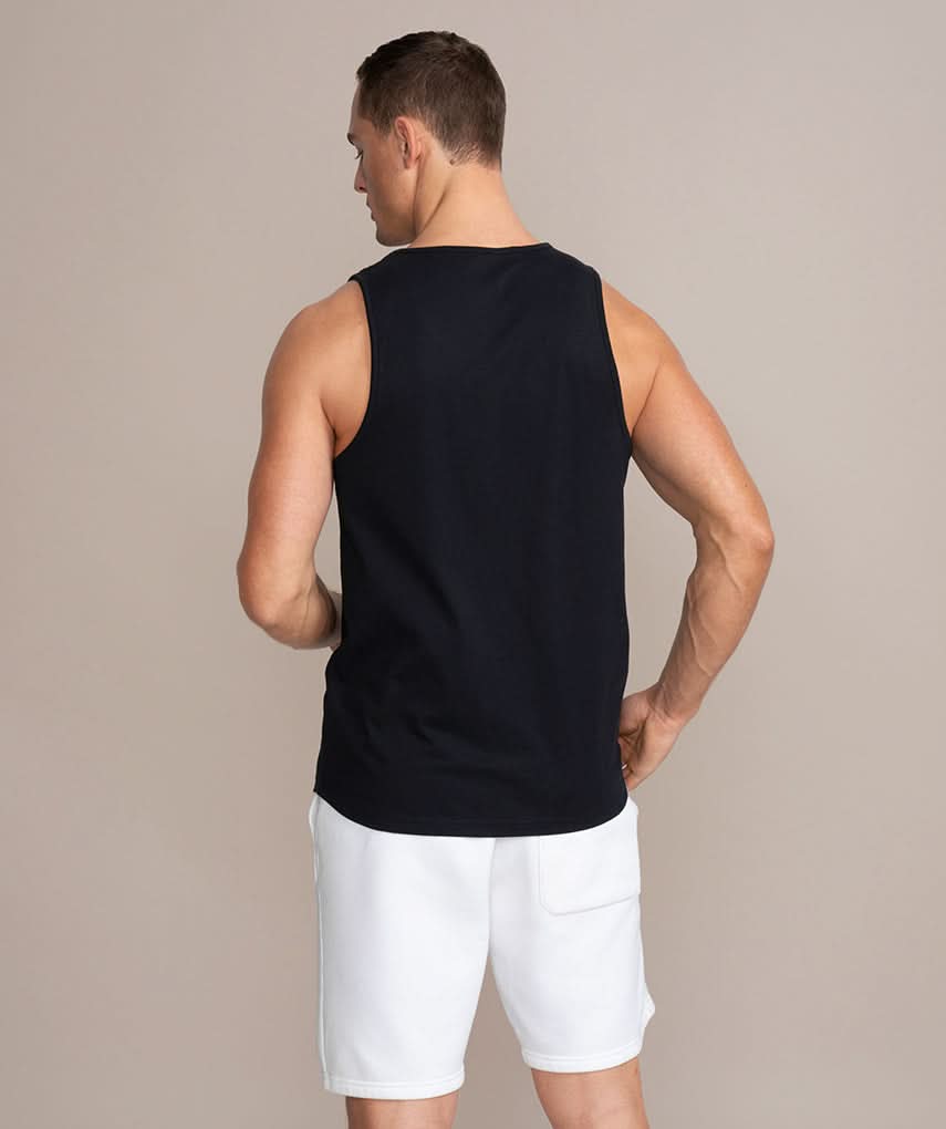 Gold's Gym Classic Joe Men’s Tank Black Back Side