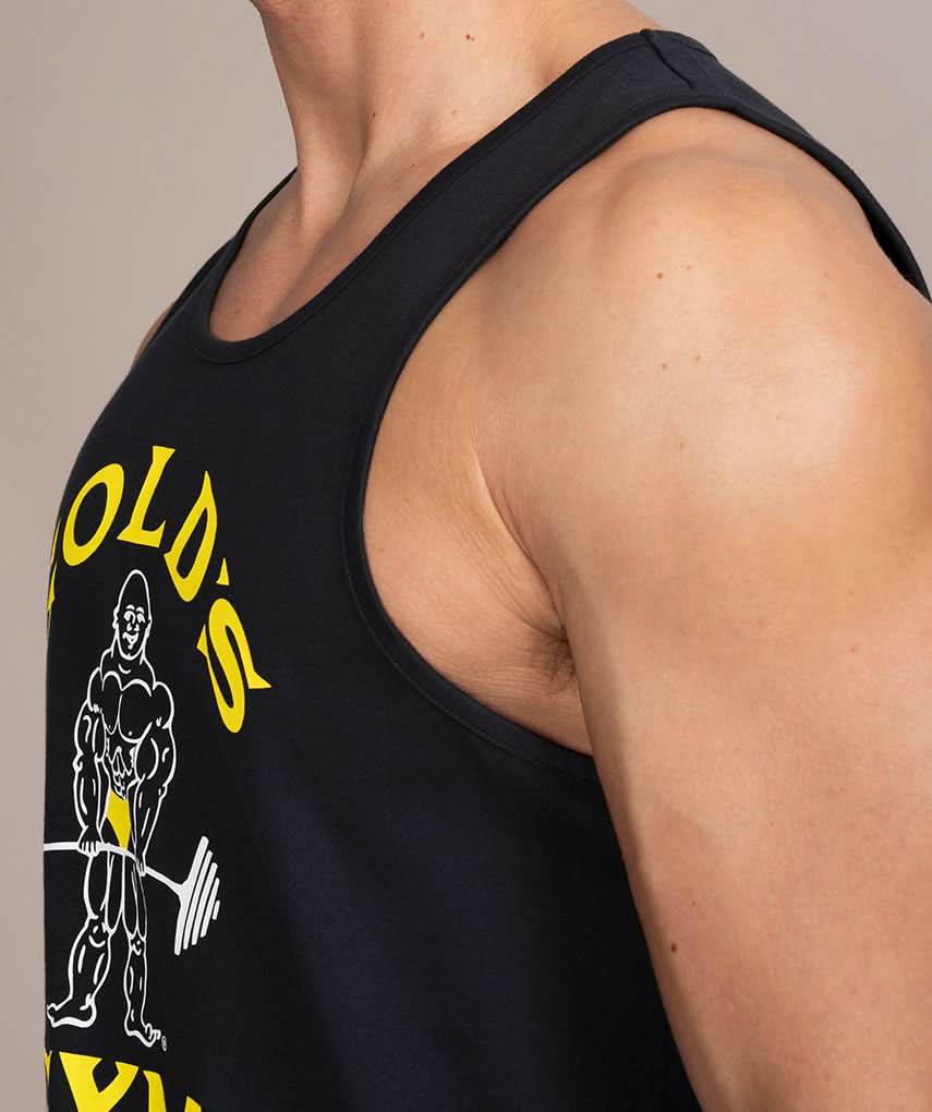 Gold's Gym Classic Joe Men’s Tank Black Side View