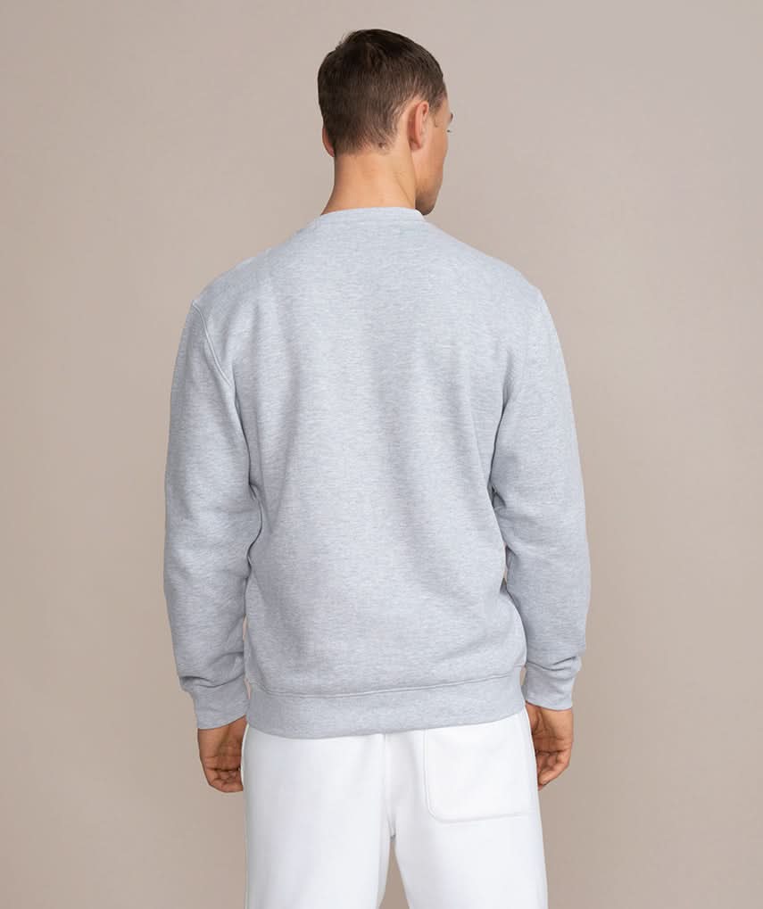 Gold's Gym Classic Joe Sweatshirt Gray Back View