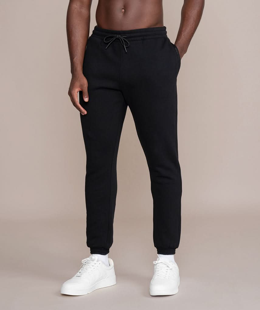 Golds Gym Mens Athletic Workout Pants in Black 
