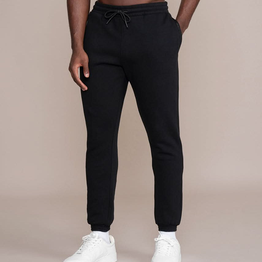 Golds Gym Mens Athletic Workout Pants in Black 