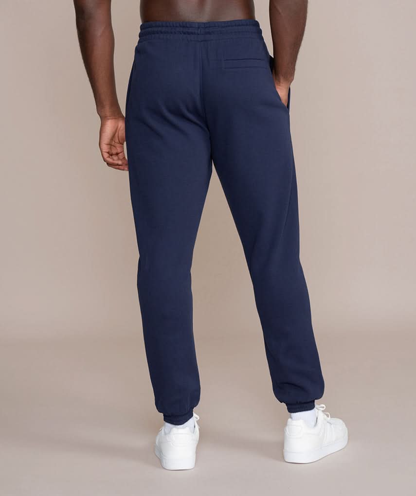Golds Gym Mens Athletic Workout Pants in Navy Blue Back