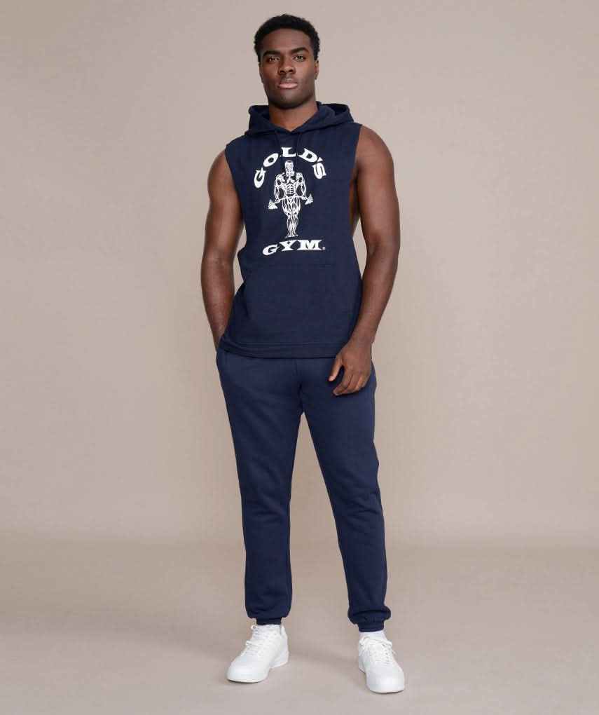 Golds Gym Mens Athletic Workout Pants in Navy Blue Fit
