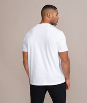 Golds Gym Muscle Joe Crew Neck T-Shirt Gray Workout Shirt Back View