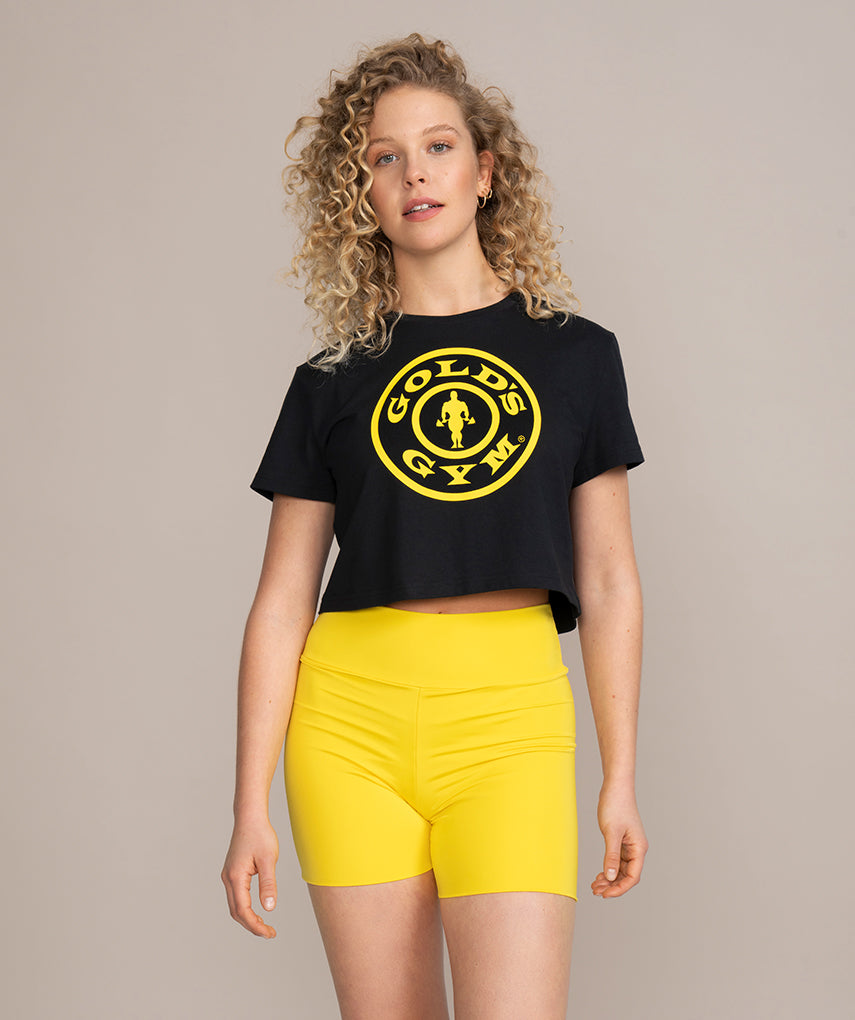 Gold's Gym® - Weight Plate Women's Crop Top T-Shirt