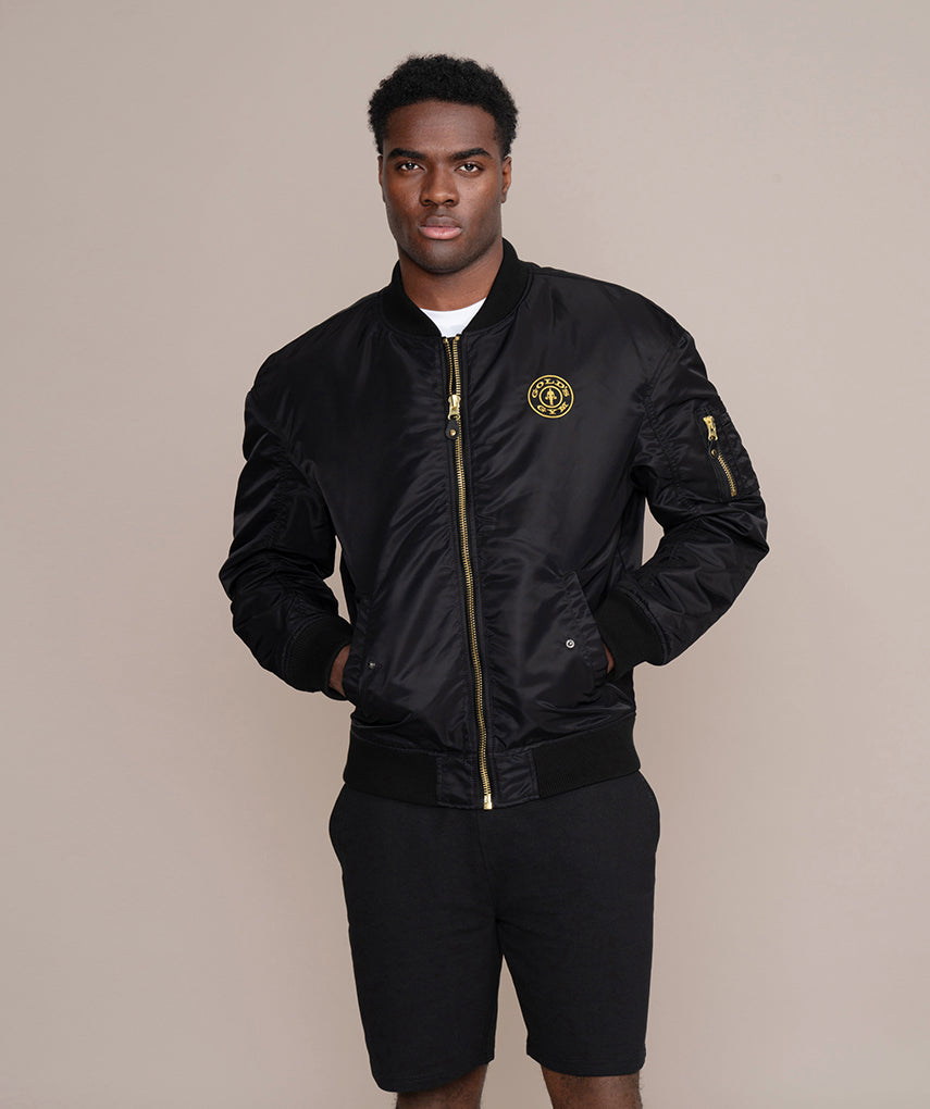 Gold's Gym® - Weight Plate Bomber Jacket