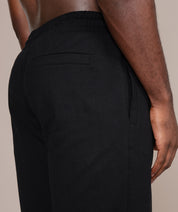 black-athletic-gym-shorts-for-men-side-view-back