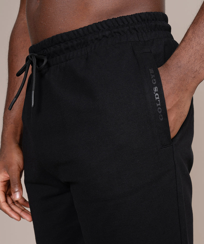 black-athletic-gym-shorts-for-men-side-view