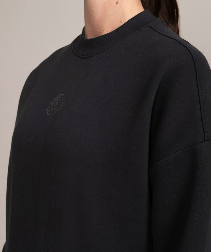 black luxury athletic sweater for women  golds gym
