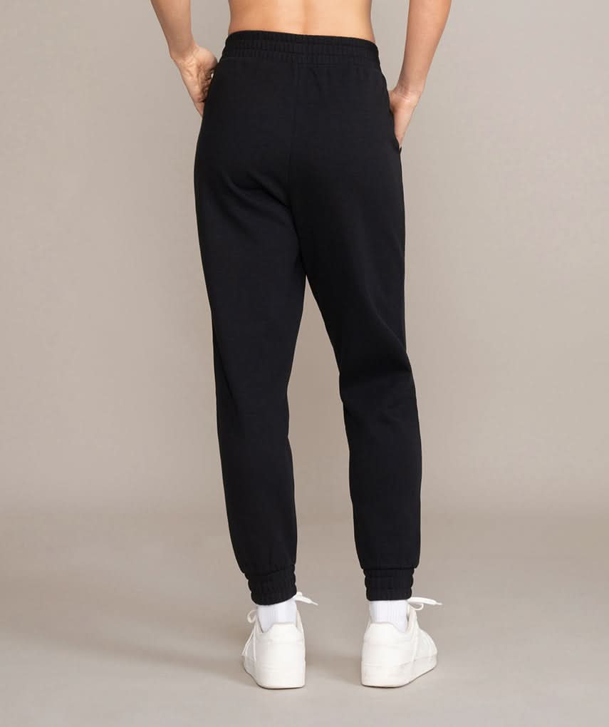 black womens sweatpants joggers back