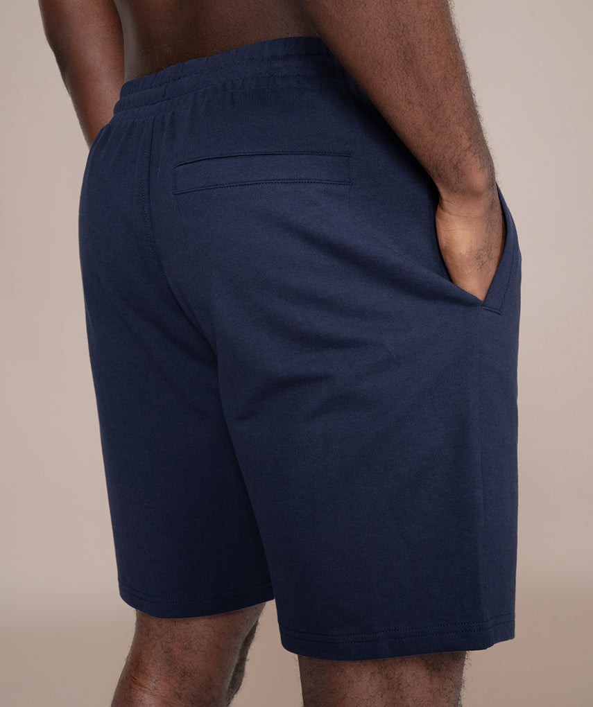 dark-blue-athletic-shorts-for-men-back-view