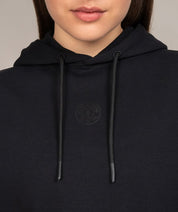 golds gym black hoodie for women 