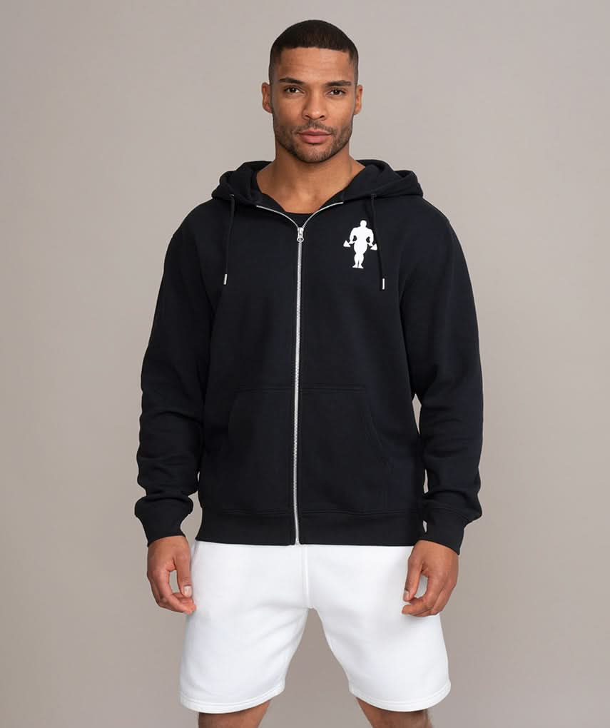 golds gym heavyweight black hoodie