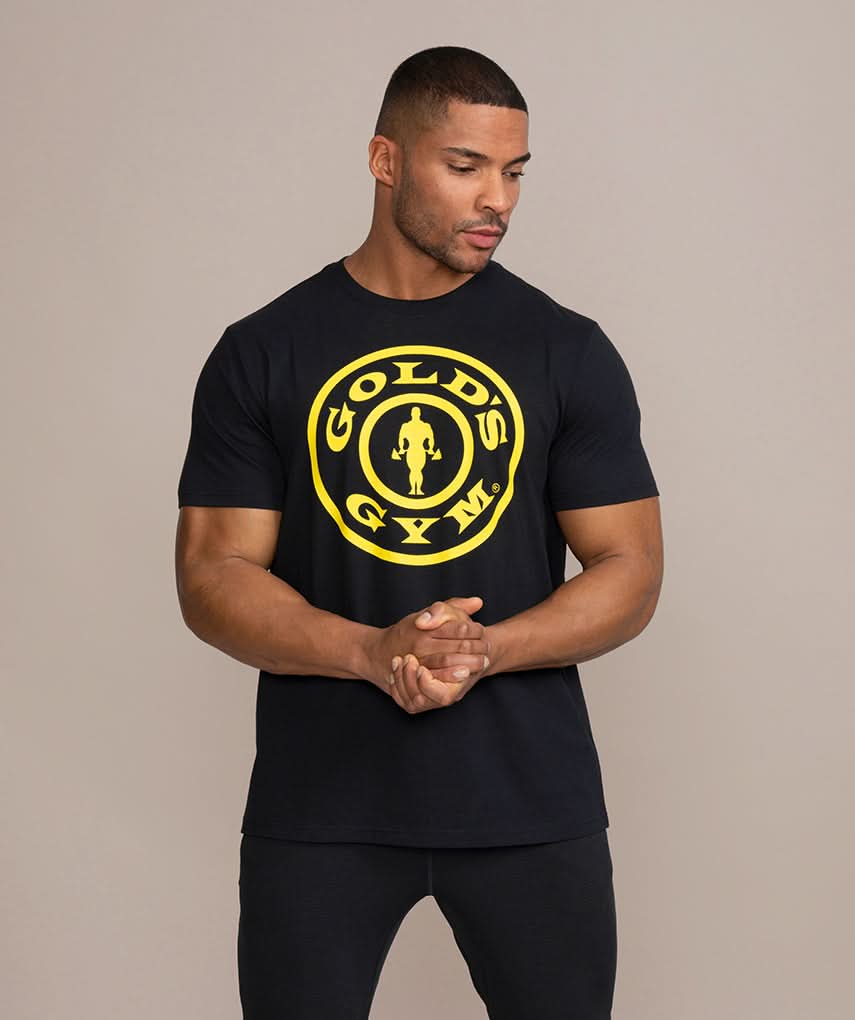 golds gym logo tshirt 