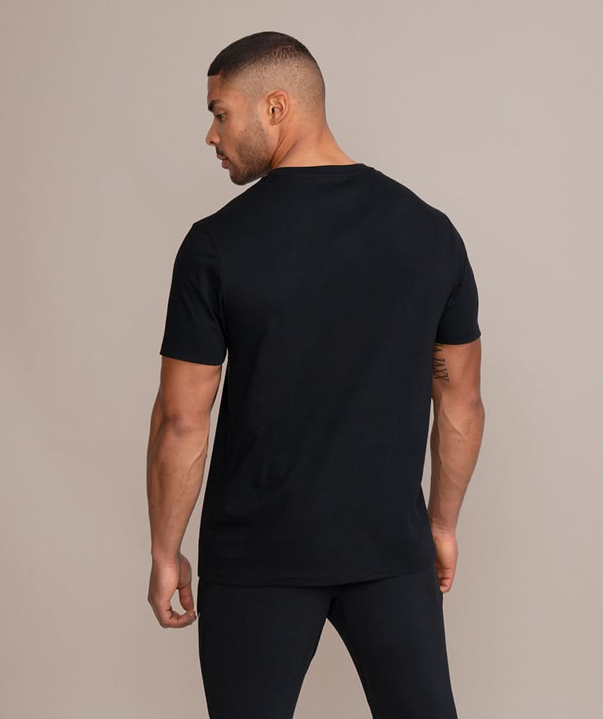 golds gym logo tshirt  back view