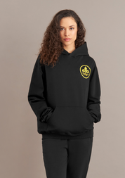 golds gym official 60th anniversary hoodie woman fit