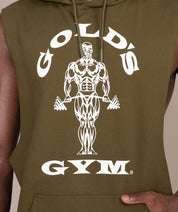 golds gym official sleeveless hoodie
