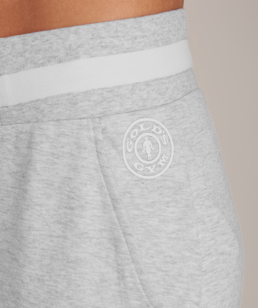 View of Logo on Golds Gym Womens Yoga Pants 