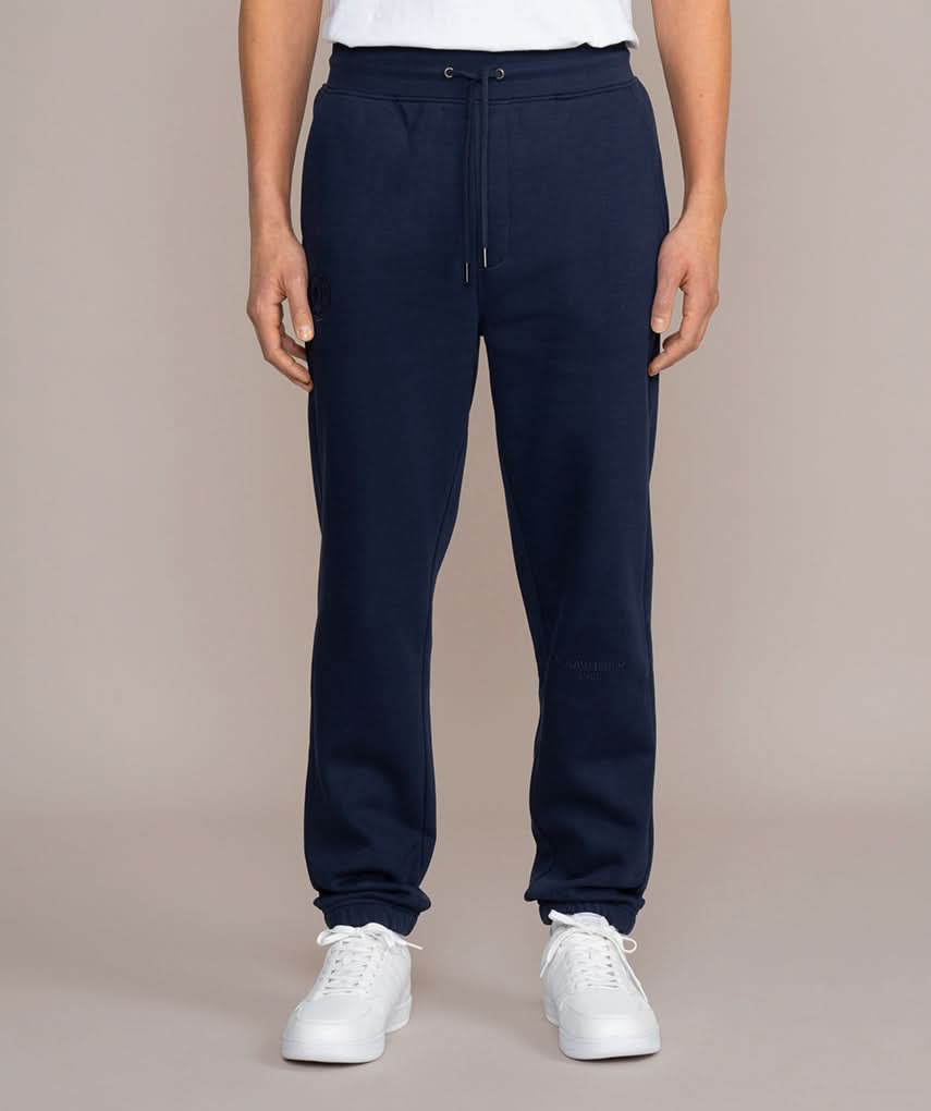 gym sweatpants in dark navy blue