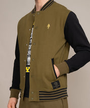olive army green mens jacket 