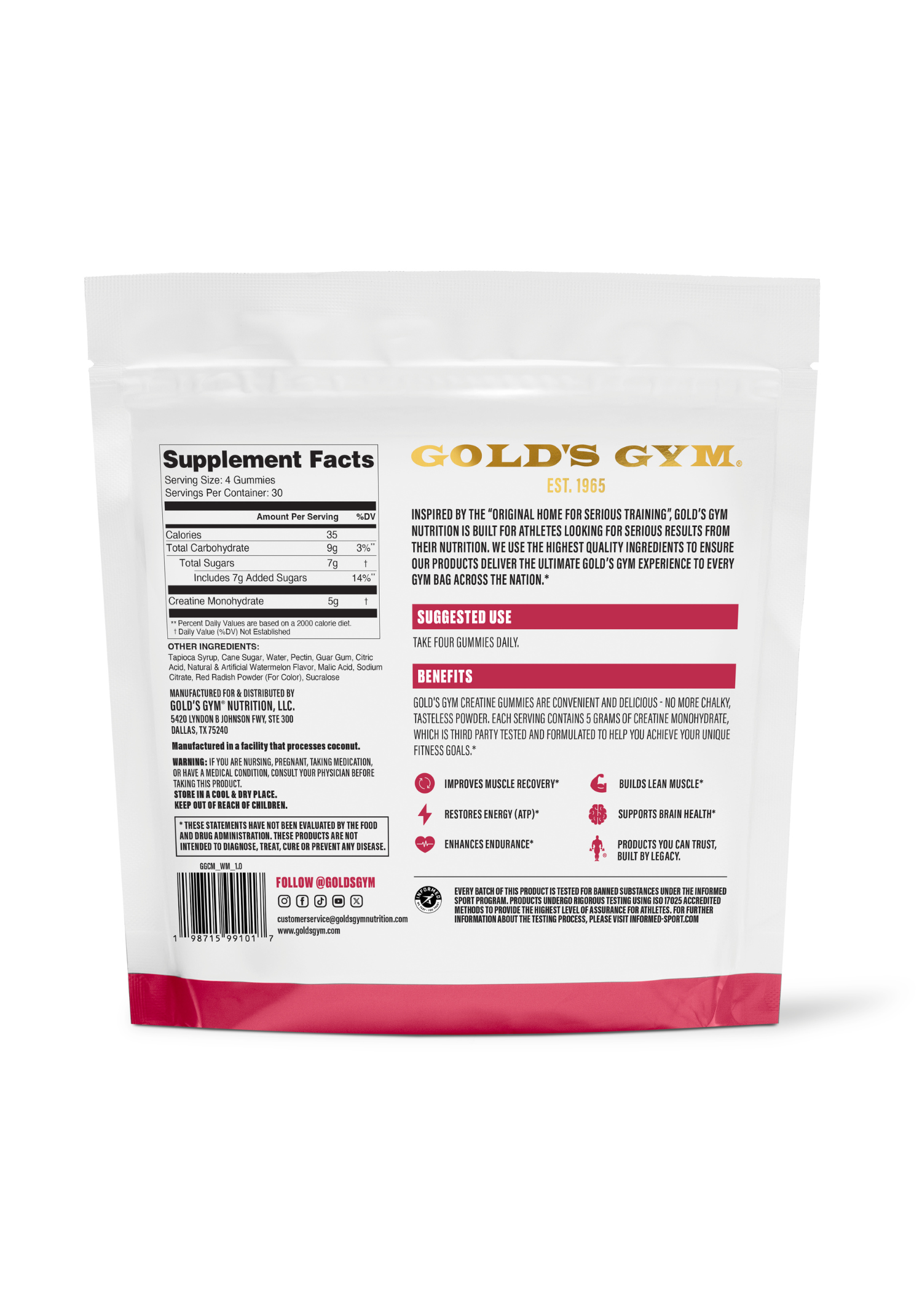 watermelon creatine gummies ingredients 
