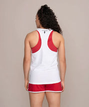 white tank top for women at the gym