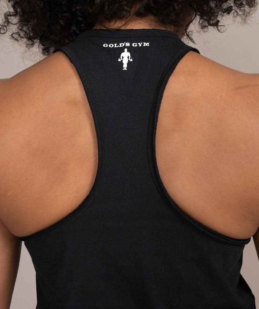 womens golds gym tank top back logo