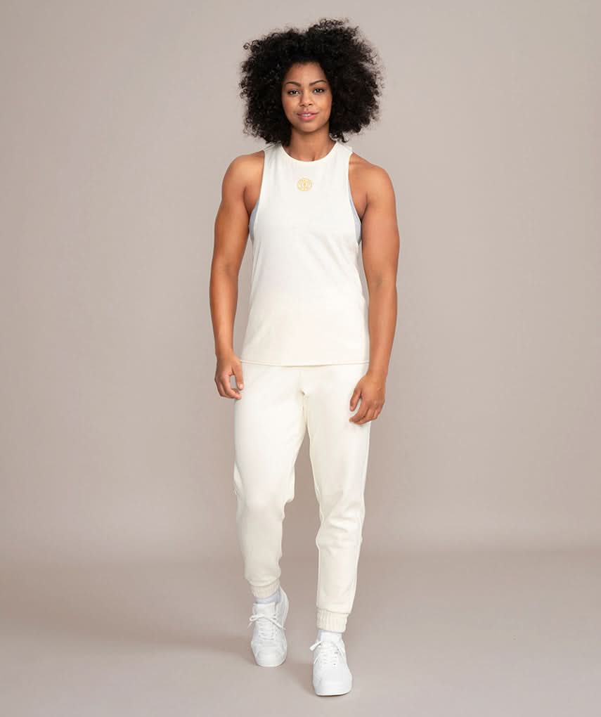 womens gym tank top large arm holes bra visible  boxing tank

